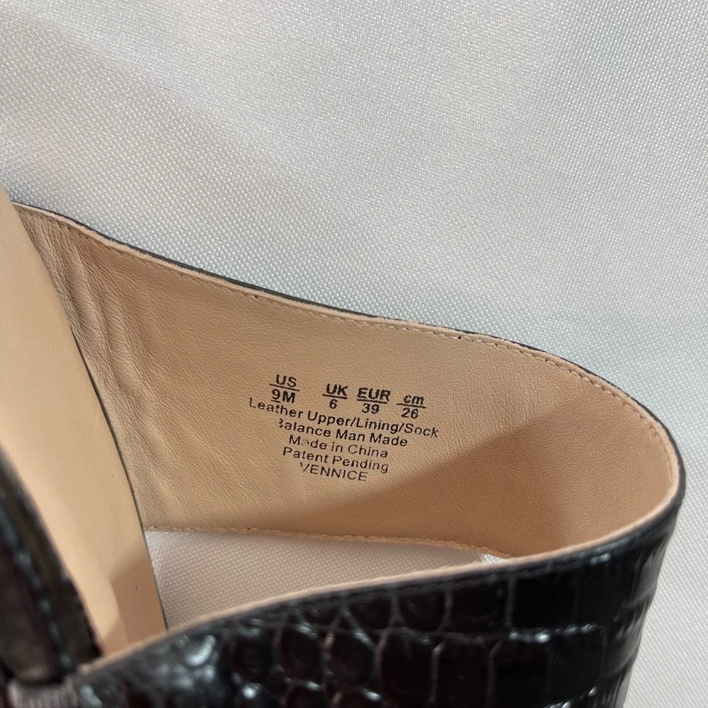 Naturalizer 27 Edit Womens Vennice Leather Sandals Black. Size 9 Like Ne…